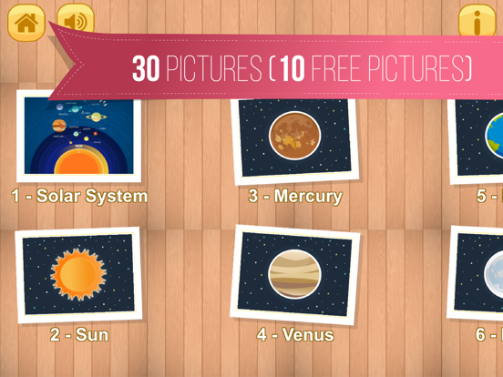 Screenshot #5 pour Kids Jigsaw Puzzle World : Astronomy & Universe - Game for Kids for learning