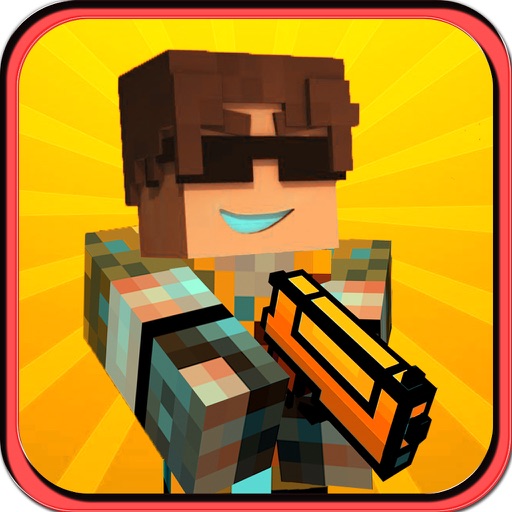 Pixel 3D Mafia Criminal Shooter Pro - 3D Blocky Gun Survival Game iOS App