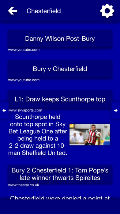 Screenshot #2 pour All The News - Chesterfield FC Edition