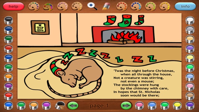 Coloring Book 31 The Night Before Christ