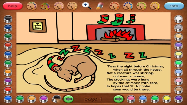 Coloring Book 31 The Night Before Christmas by Dataware LLC