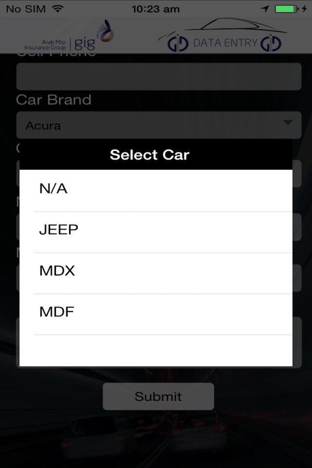 gig Motor Mobile App screenshot 3