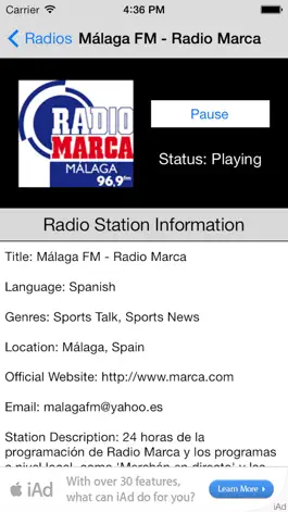 Game screenshot Spain Radio Live (Radio España) apk