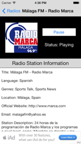 Spain Radio Live (Radio España) screenshot