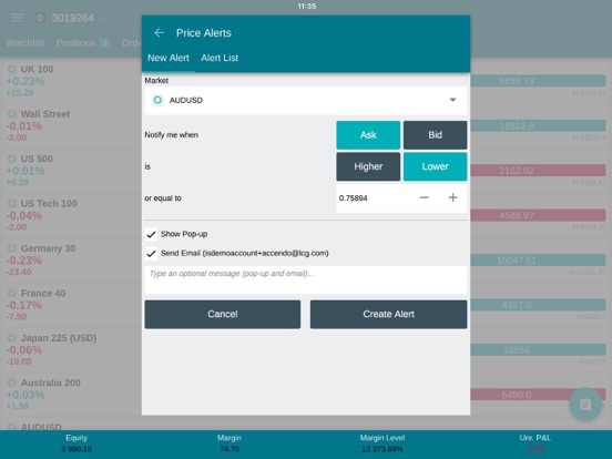 Screenshot #5 pour Investors Intelligence Trader
