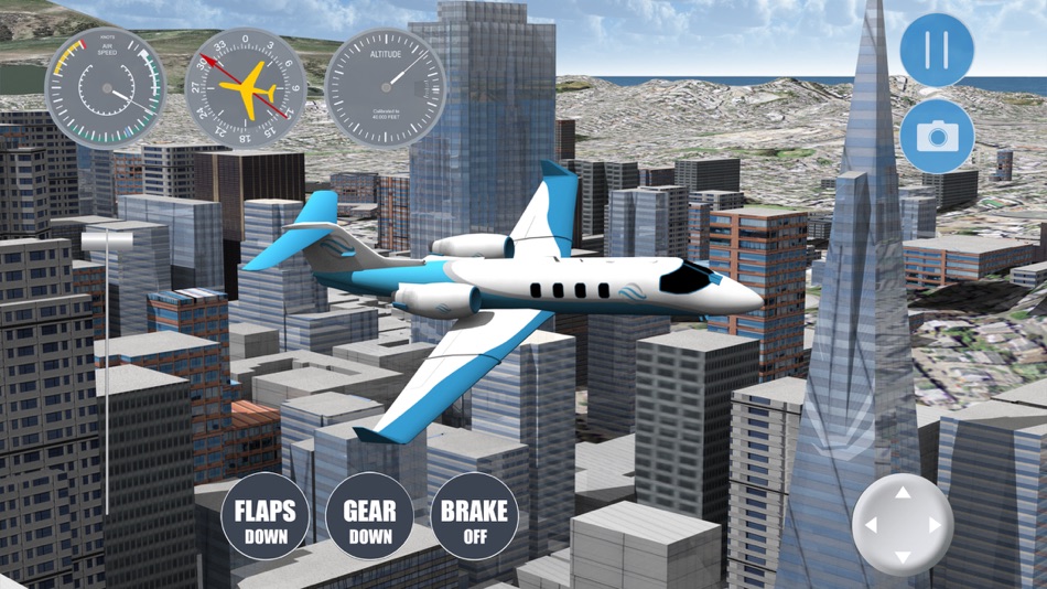 #2. San Francisco Flight Simulator (iOS) 由: Tri One Games