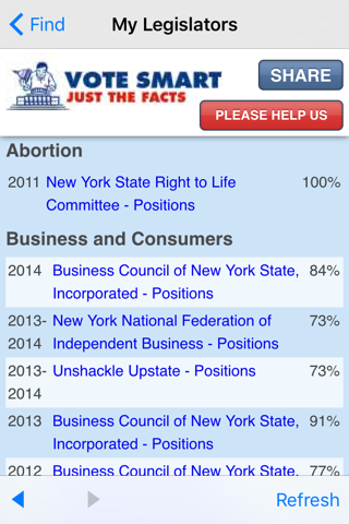 MyLegis : New York — Find your Legislators & Legislative Districts screenshot 4