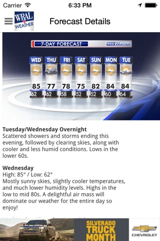 WRAL Weather screenshot 3