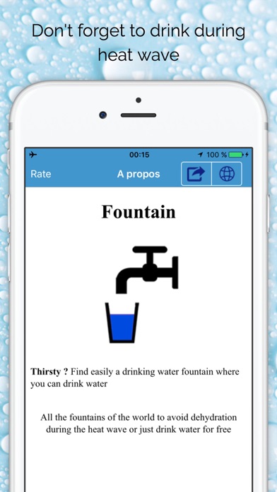Screenshot #2 pour Fountains - Find free drinking water in the world