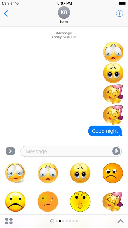 Emotional Stickers Pack For iMessage