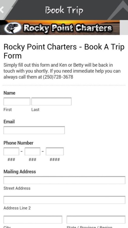 Rocky Point Charters