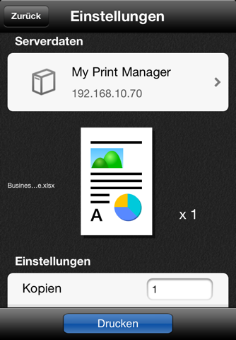 PageScope My Print Manager Port for iPhone/iPad screenshot 3