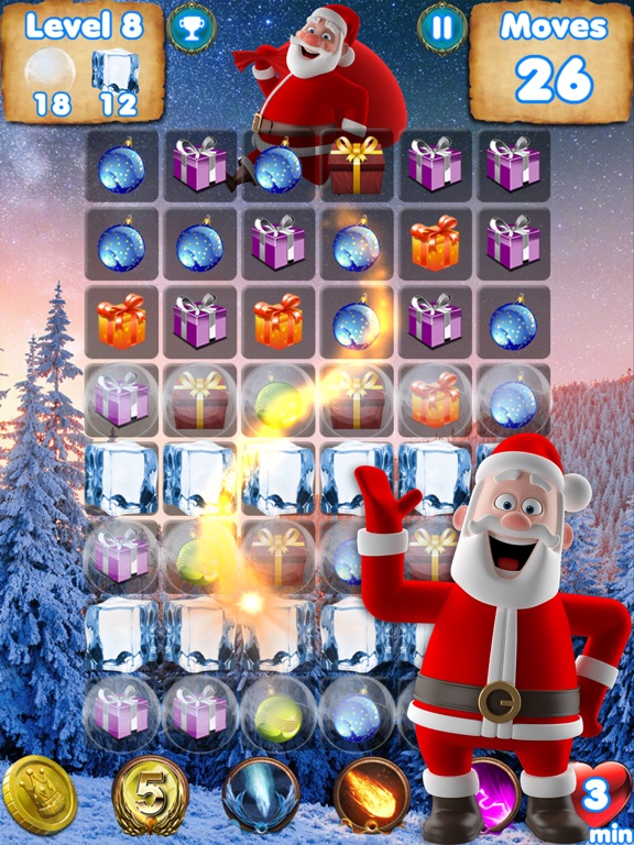Screenshot #4 pour Santa Claus vous appelle - 3D jeux de Noël tracker