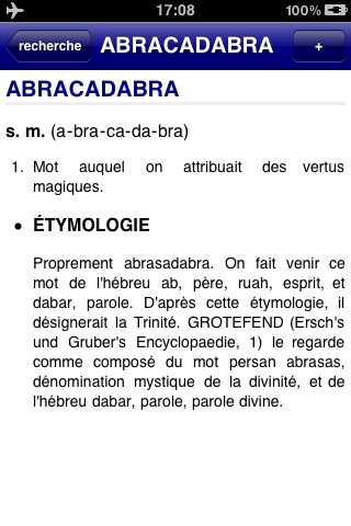 Dictionnaire Littré screenshot 2