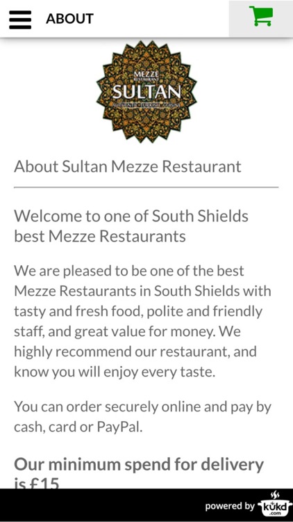 Sultan Mezze Restaurant Indian Takeaway screenshot-3