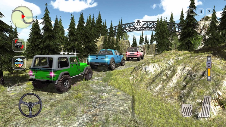 4X4 Offroad Jeep Mountain Hill