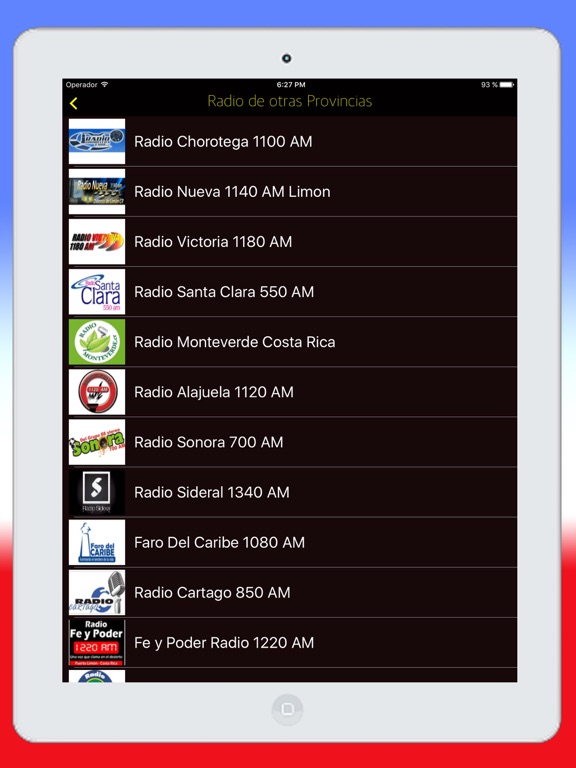 Radios Costa Rica - Emisoras de Radio en Vivo FM screenshot 2