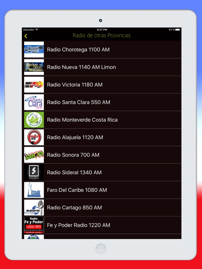 Radios Costa Rica - Emisoras de Radio en Vivo FM en App Store