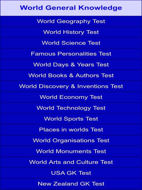 Screenshot #4 pour world general knowledge
