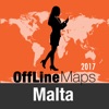 Malta Offline Map and Travel Trip Guide