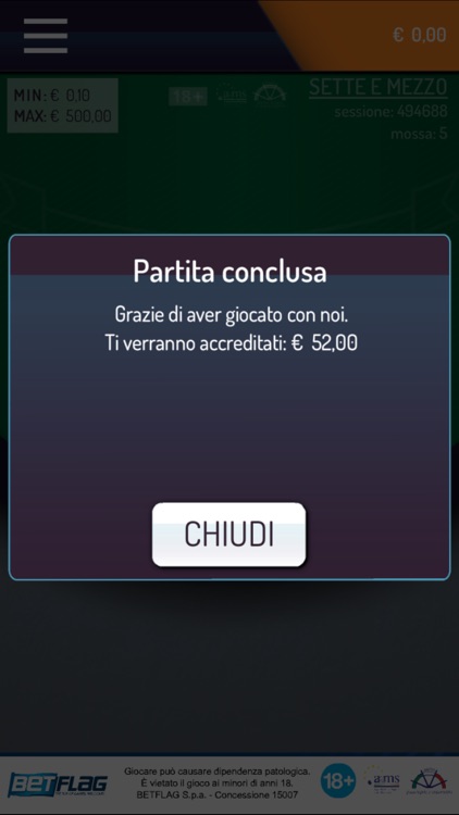 Betflag Sette e Mezzo screenshot-4