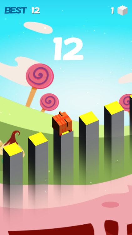 Cube Jump blade runner fall down games screenshot-3