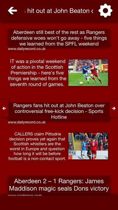 Screenshot #2 pour All The News - Aberdeen FC Edition