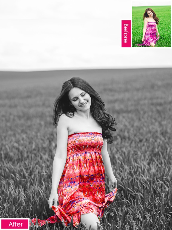 Screenshot #4 for KingSplash - Photo color and recolor splash effect