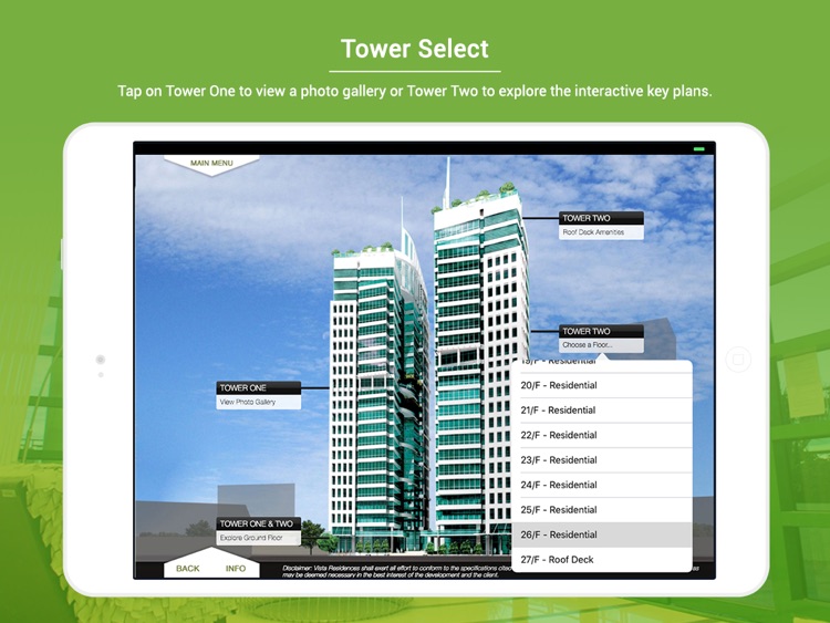 The Symphony Towers Interactive Maps