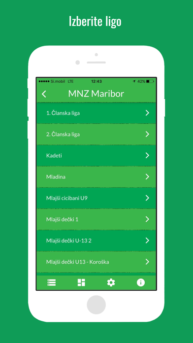 Screenshot #2 pour Nogomet.mobi