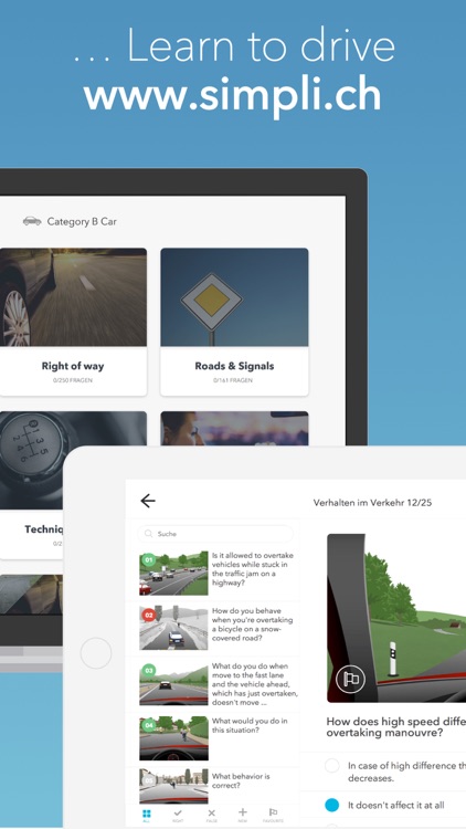 Drivers Permit M Switzerland: Moped theory exam