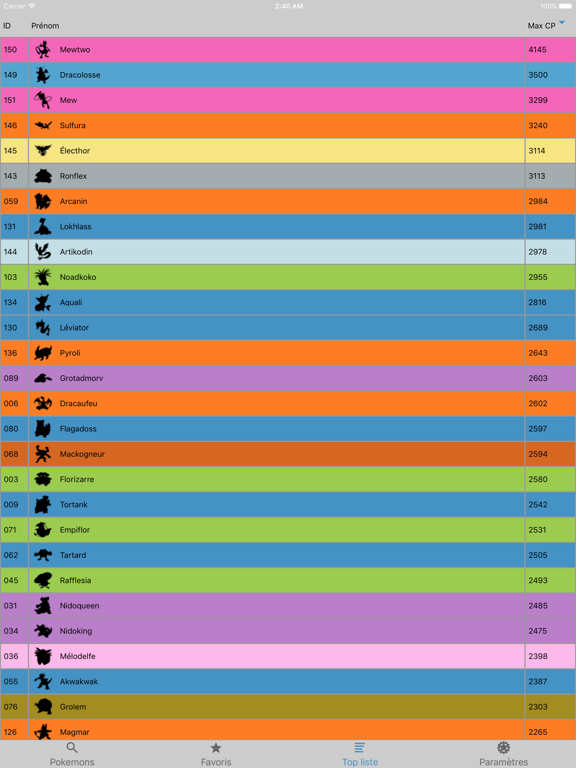 Screenshot #6 pour uPokedex