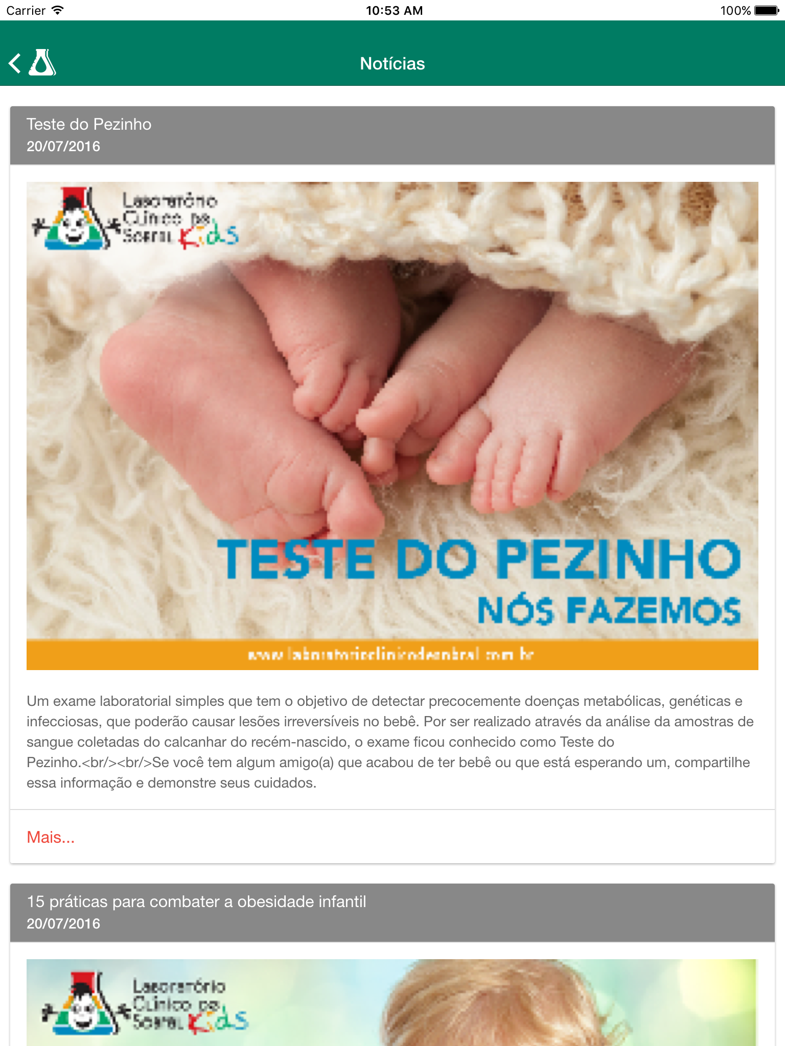 Laboratório Clínico de Sobral