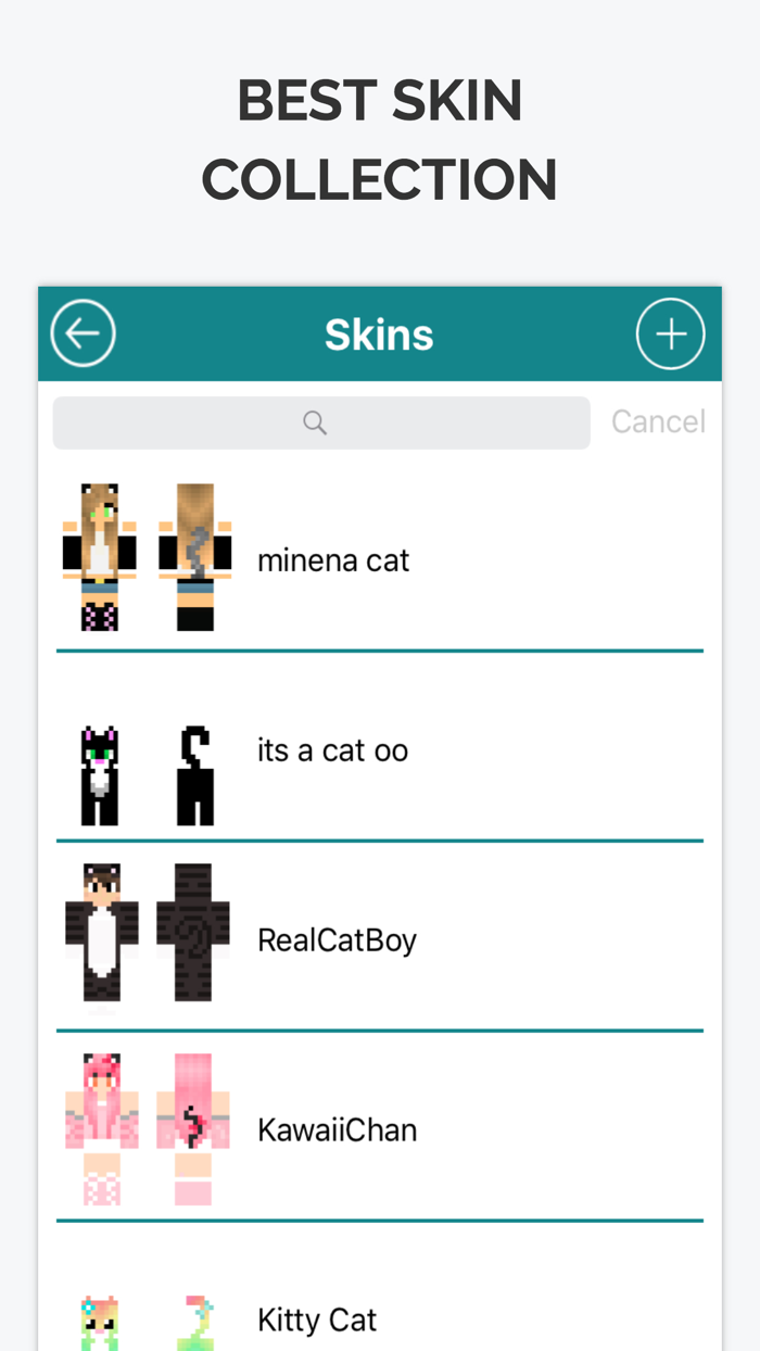 Cat Skins for Minecraft PE