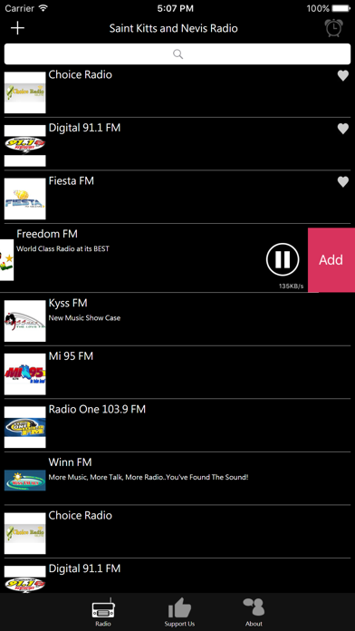 Saint Kitts and Nevis Radio iPhone screenshot 4 - Entertainment app
