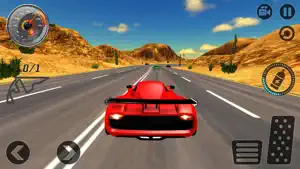 Fast Racing Car Simulator 3D - Winter Race 2017 screenshot #4 for iPhone