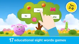 sight words games in candy land - reading for kids iphone screenshot 1