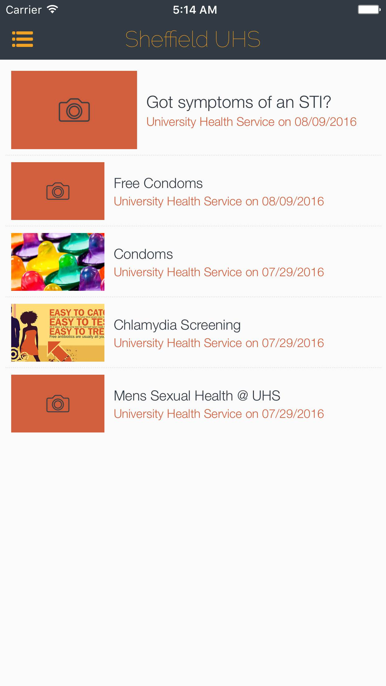 ShefUniHealth Sheffield University Health Service screenshot 5