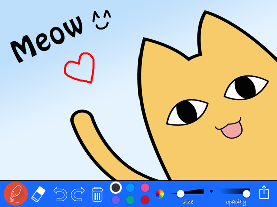 Screenshot #4 pour Simple Draw & Paint - Drawing and Painting Art Design Editor App