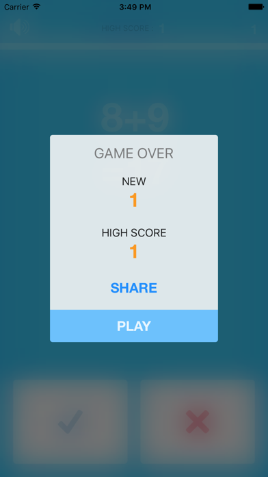 Screenshot #2 pour Rapid Math Game