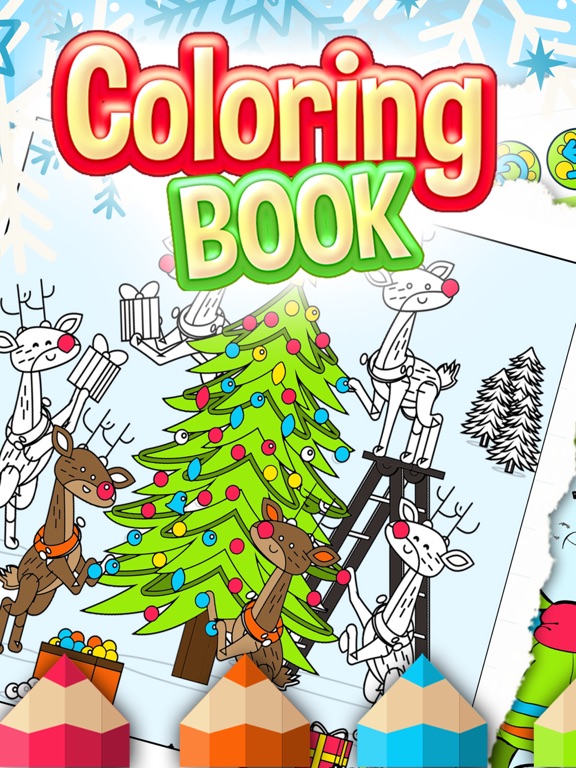 Screenshot #5 pour Noël Coloré Gratuit Livre À Colorier Pour Enfants