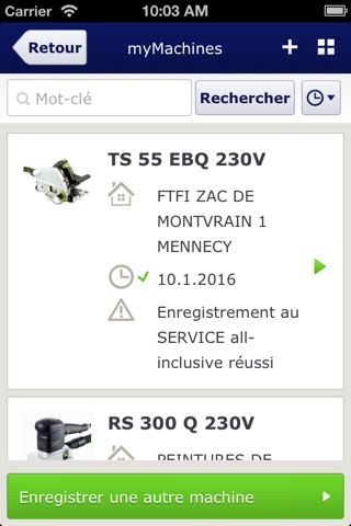 Festool screenshot 3