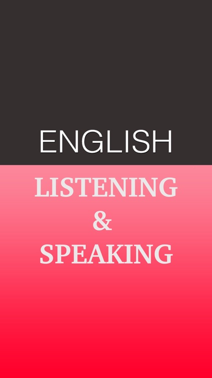 English Listening and Speaking Practice