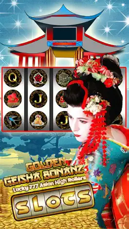 Game screenshot 'A New Geisha Emerald Dragon Slot Casino hack