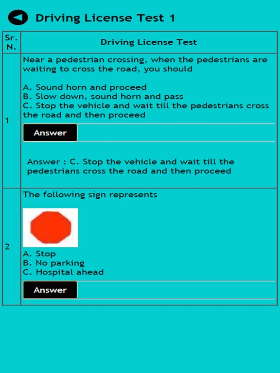 Screenshot #6 pour Indian Driving license test