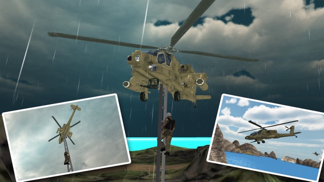 Military Helicopter Pilot Wars Rescue 3D Simulator(圖2)-速報App