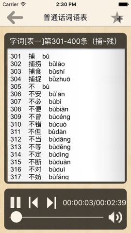 普通话词语表-普通话水平测试のおすすめ画像2