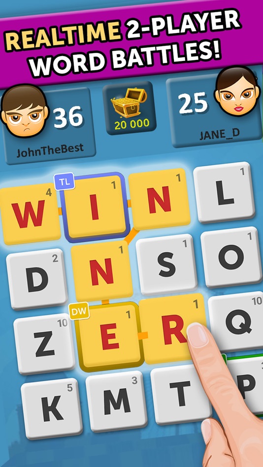 Word Warriors - Realtime Online Word Battles for 2 Players - 1.2.1 - (iOS)