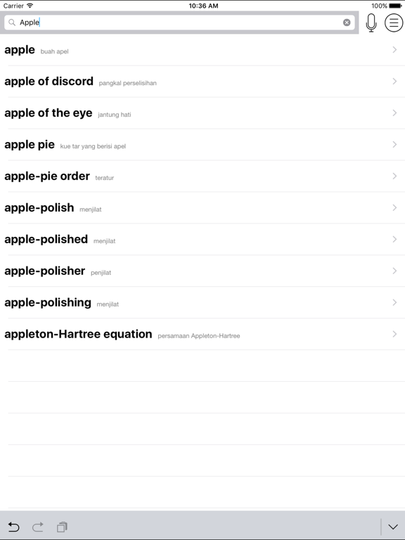 Indonesian English Dictionary - IndoEngDict