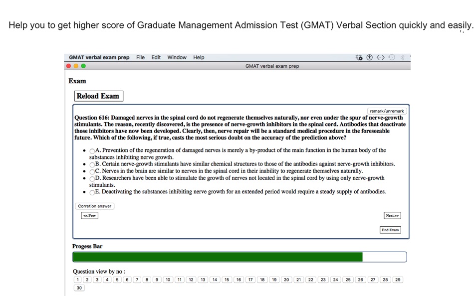 GMAT Verbal Exam prep - 1.1 - (macOS)